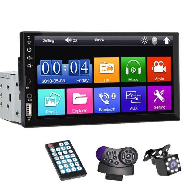 Multimídia Bluetooth Mp5 2 Din 7 Polegadas— MP5 Play Digital